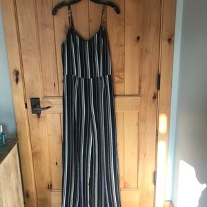 monteau los angeles striped jumpsuit